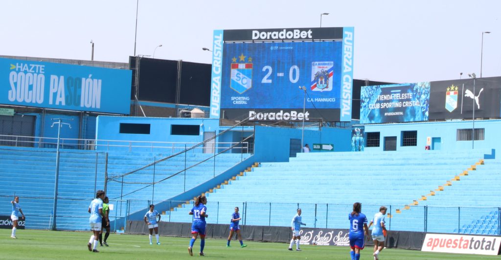 IMG_5520-1024x532 Sporting Cristal venció por 2-0 a Mannucci y sigue con puntaje perfecto en el campeonato profesional femenino peruano