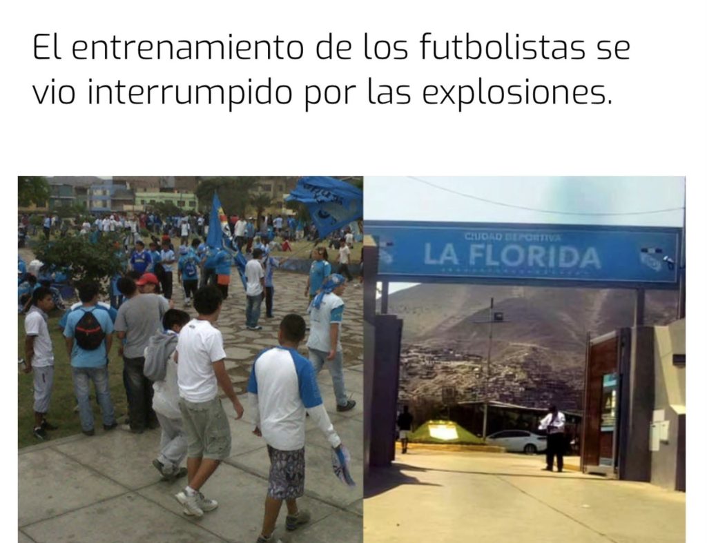 IMG_0199-1024x787 Violencia en La Florida: Barristas irrumpen con bombardas y amenazas el entrenamiento de Sporting Cristal y se suspende la práctica