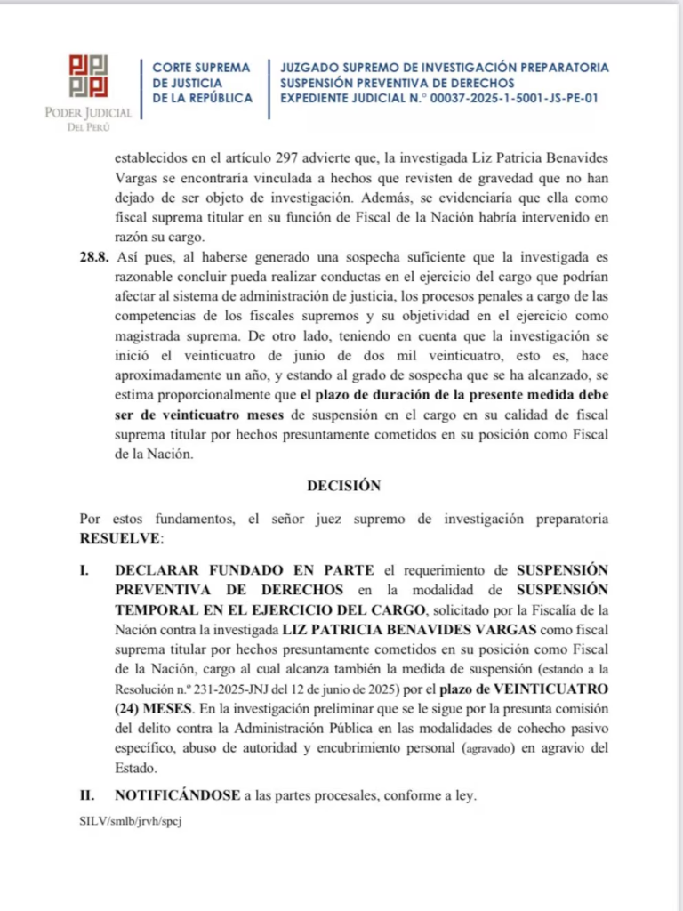 image-15-768x1024 PJ suspende a Patricia Benavides por 24 meses e impide su retorno como fiscal de la Nación