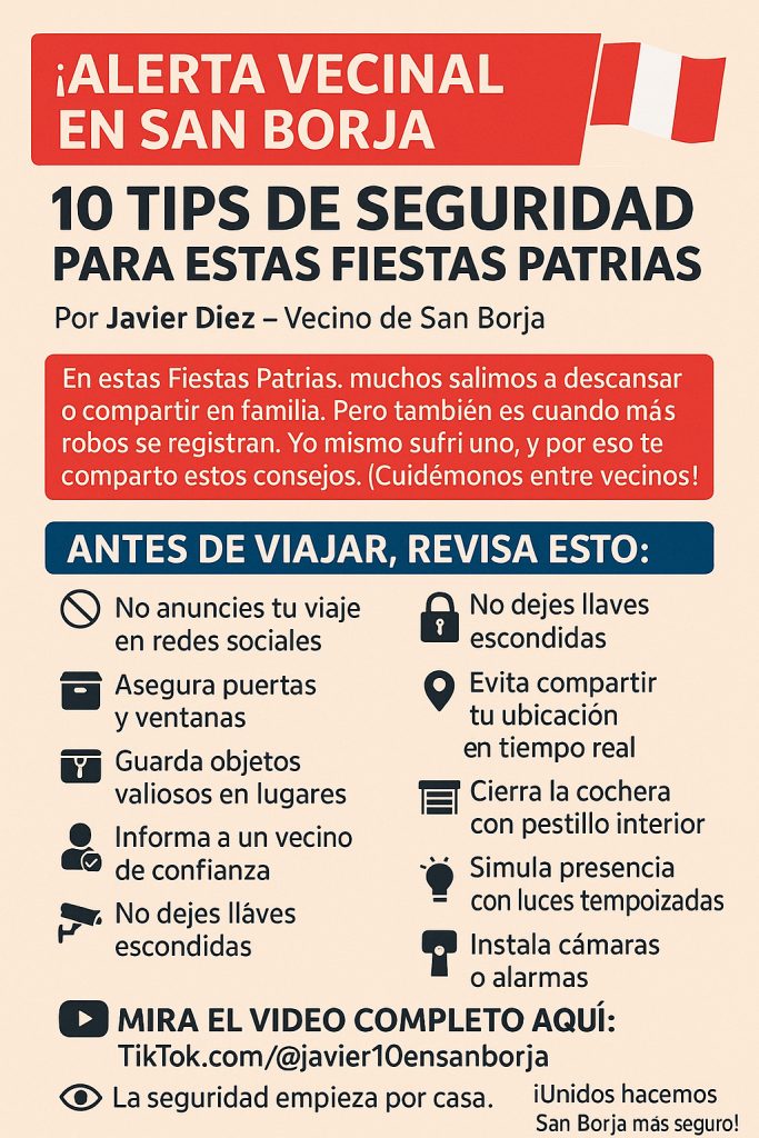 10-tips-683x1024 “Vecinos Alerta: Javier Diez Comparte 10 Tips Clave para un San Borja Seguro en Fiestas Patrias”
