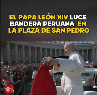 image-58 ¡Orgullo nacional! Papa León XIV levanta la bandera peruana en el corazón del Vaticano y reaviva el espíritu patrio