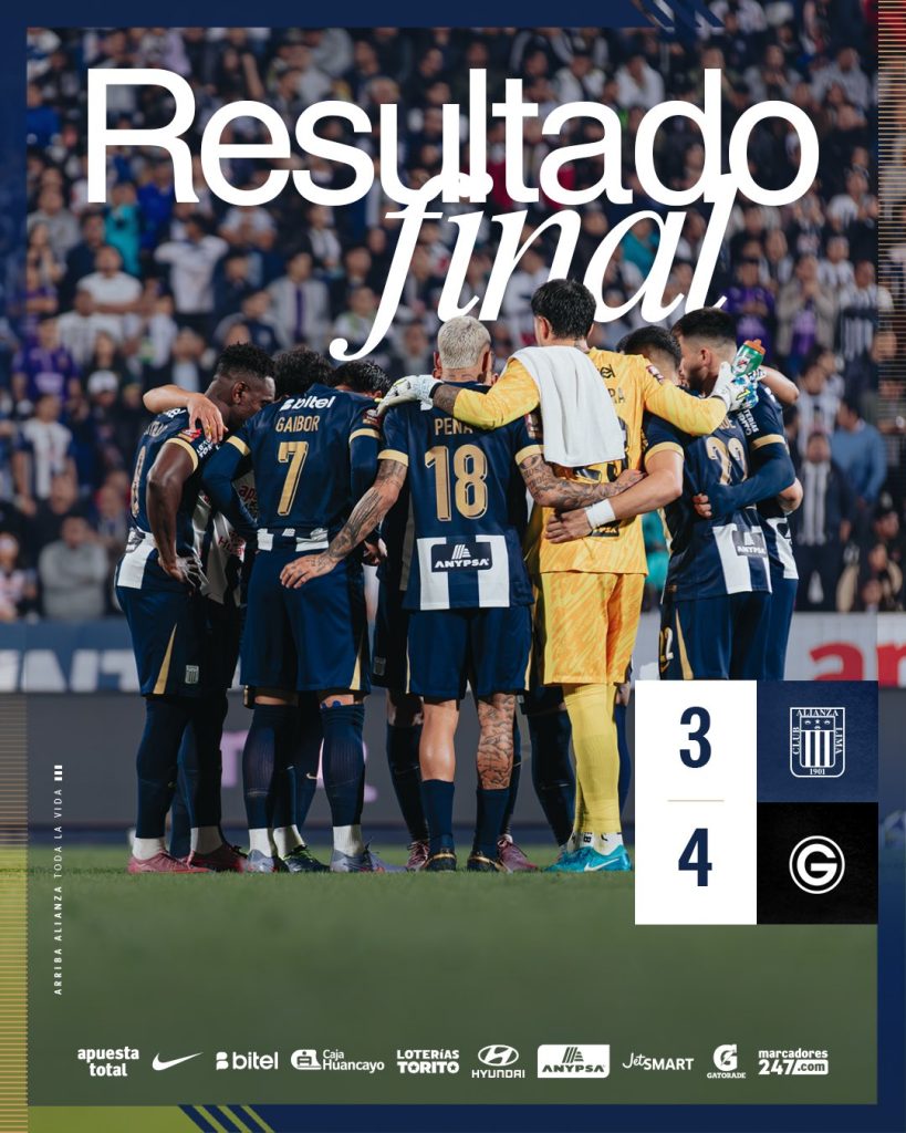 image-1-819x1024 ¡Sorpresa en Matute! Alianza Lima perdió 3-4 frente a Garcilaso por el Torneo Clausura 2025