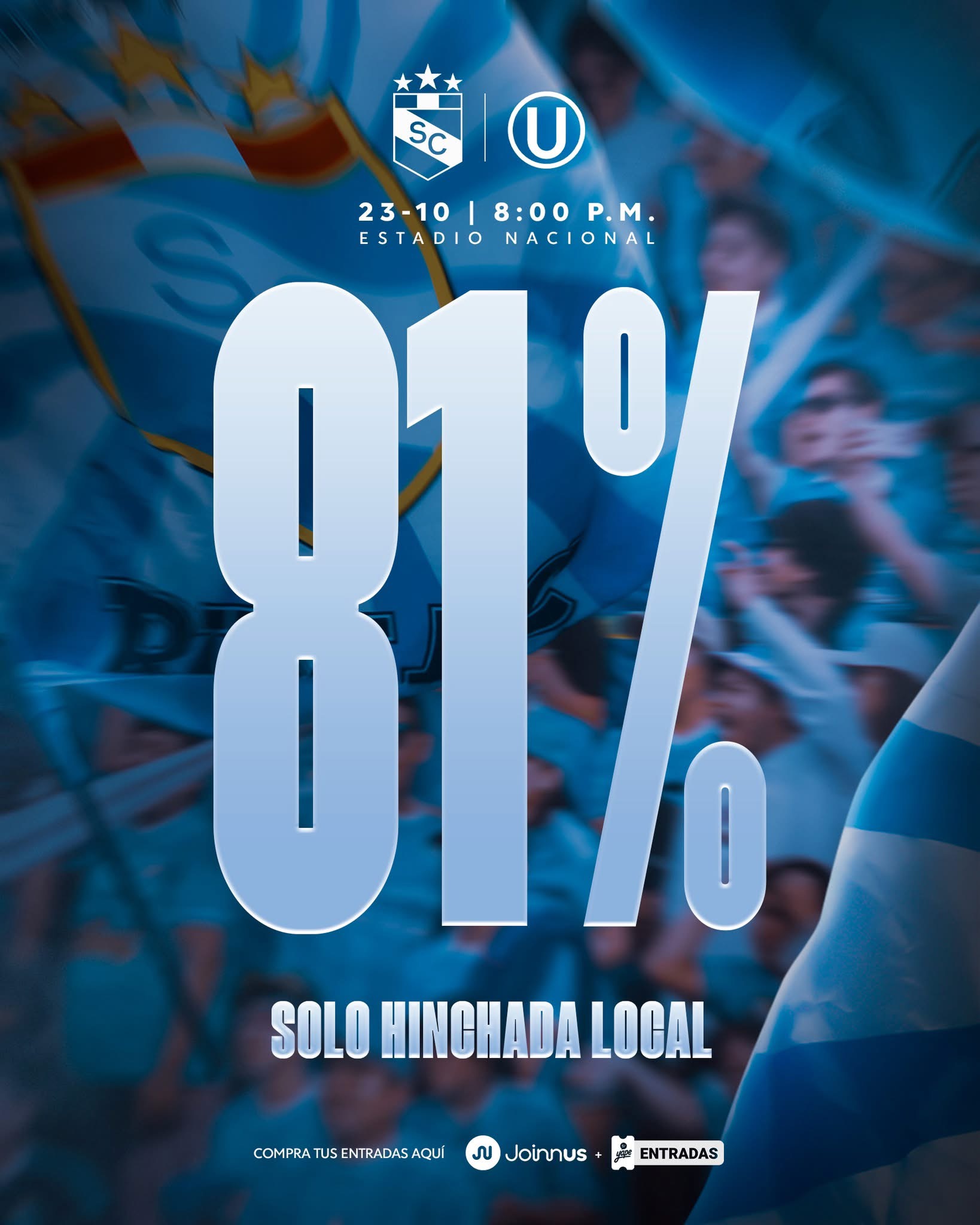 IMG_1309 Sporting Cristal y Universitario se enfrentan esta noche en un clásico vibrante en el Estadio Nacional