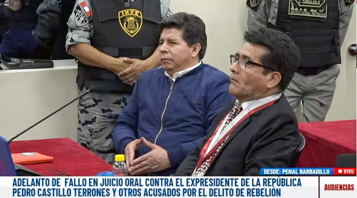 IMG_1833 Pedro Castillo condenado a 11 años y 5 meses por el golpe de Estado del 7 de diciembre de 2022