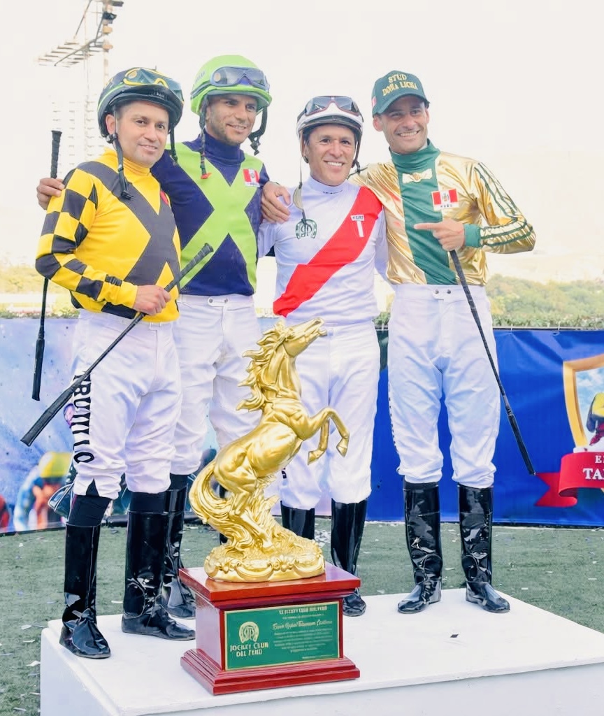 IMG_2094 Edwin Talaverano, leyenda viva del turf peruano, recibe un histórico homenaje en Monterrico